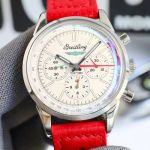 GF Factory Breitling 42MM 316L Steel Sapphire Glass White Watch